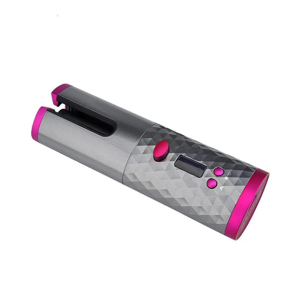 Fer à friser automatique sans fil Portable, 3 Options de couleur, chargeur USB,  Anti-brûlure pour le coiffage