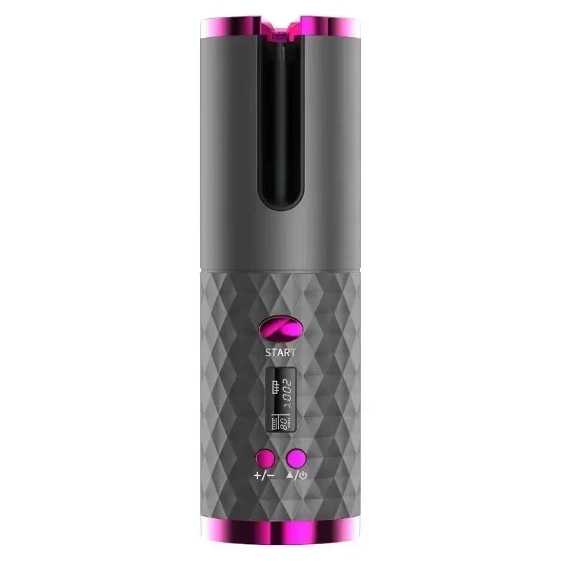 Fer à friser automatique sans fil Portable, 3 Options de couleur, chargeur USB,  Anti-brûlure pour le coiffage