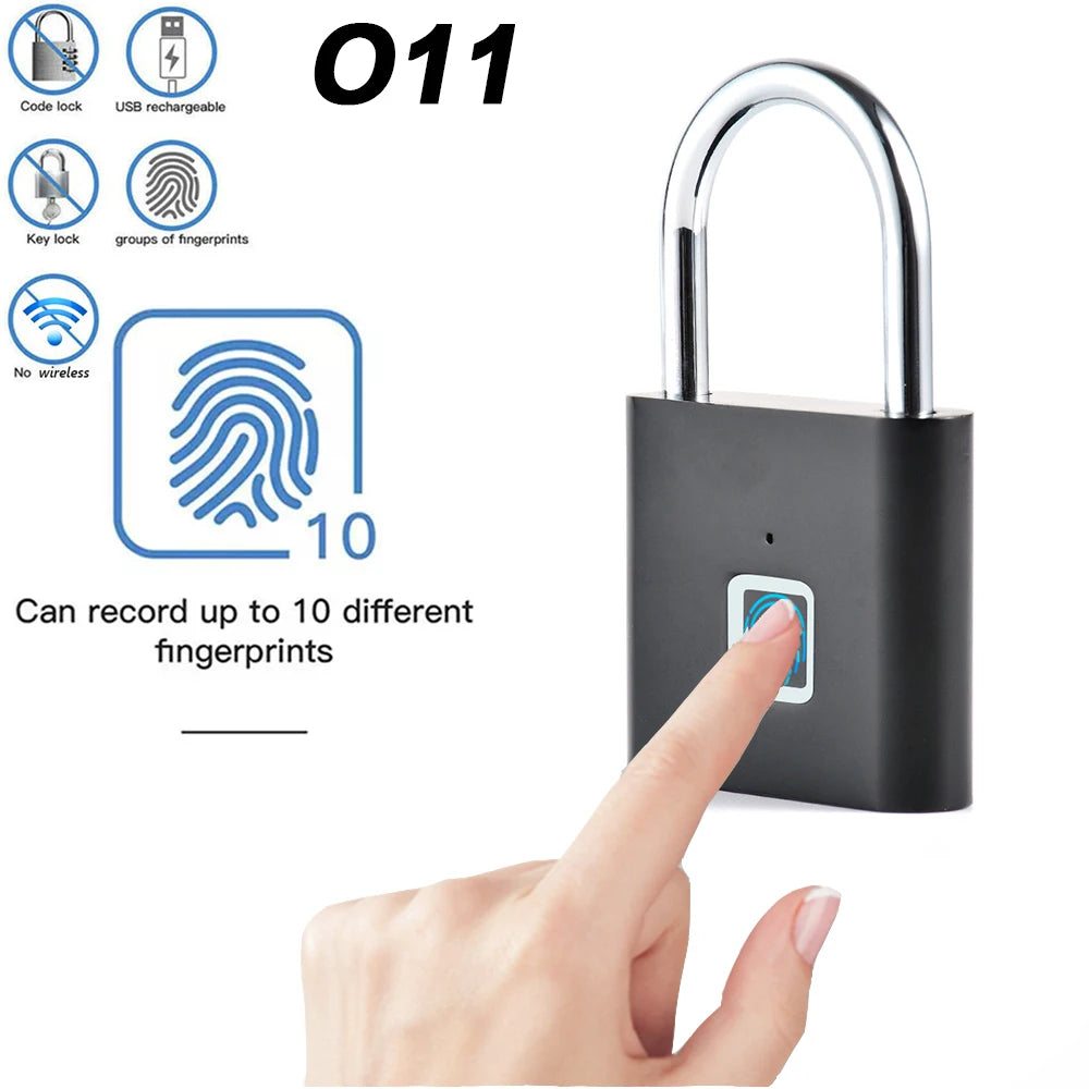Anytek-Cadenas intelligent à empreintes digitales L34, mini serrure de sécurité sans clé aste par USB pour porte, Psych, sac, valise