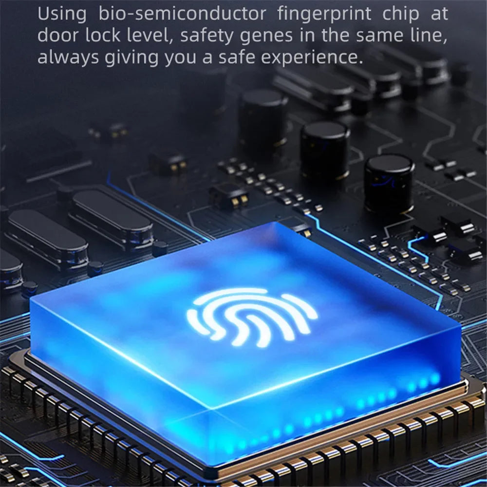 Mini serrure intelligente à empreintes digitales, déverrouillage rapide, sans clé, porte Rechargeable par USB, serrure à empreintes digitales pour fixation rétractable et mécanisme d'attache de sécurité
