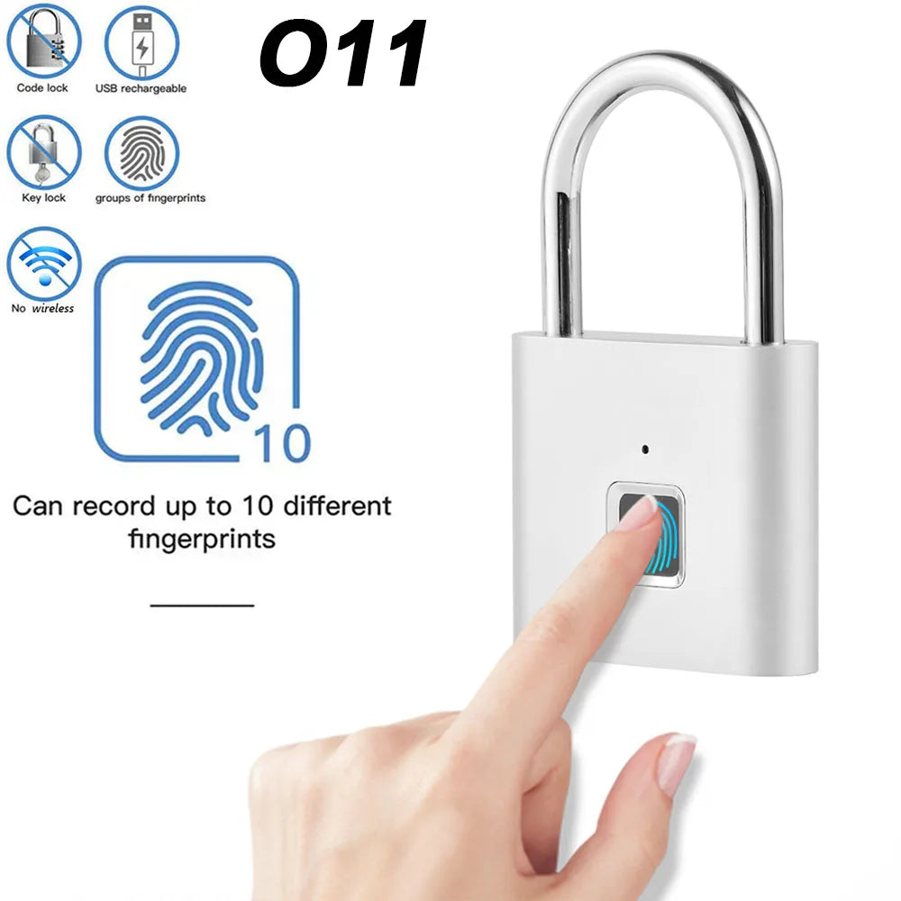 Anytek-Cadenas intelligent à empreintes digitales L34, mini serrure de sécurité sans clé aste par USB pour porte, Psych, sac, valise